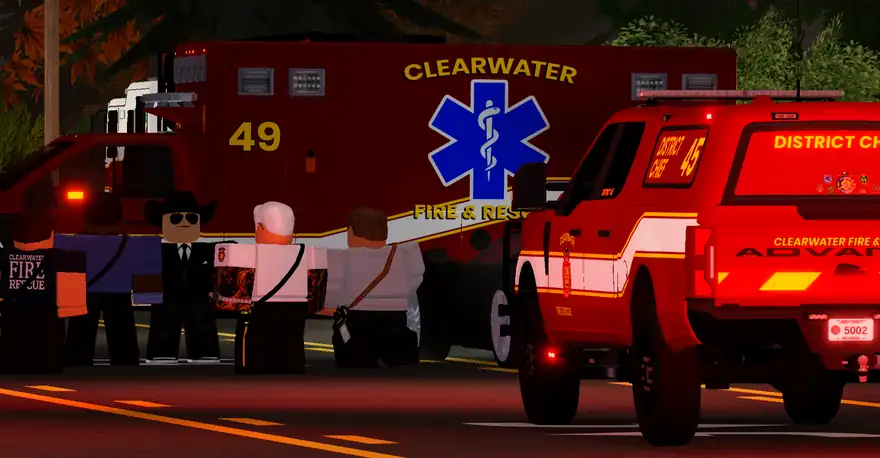 District Chief 45 on scene